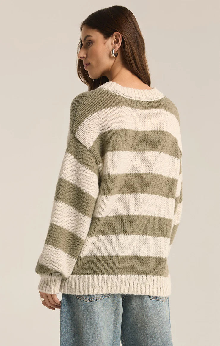 Anders Stripe Crew Neck Sweater