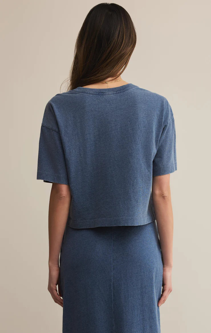 On The Go Jersey Denim Tee