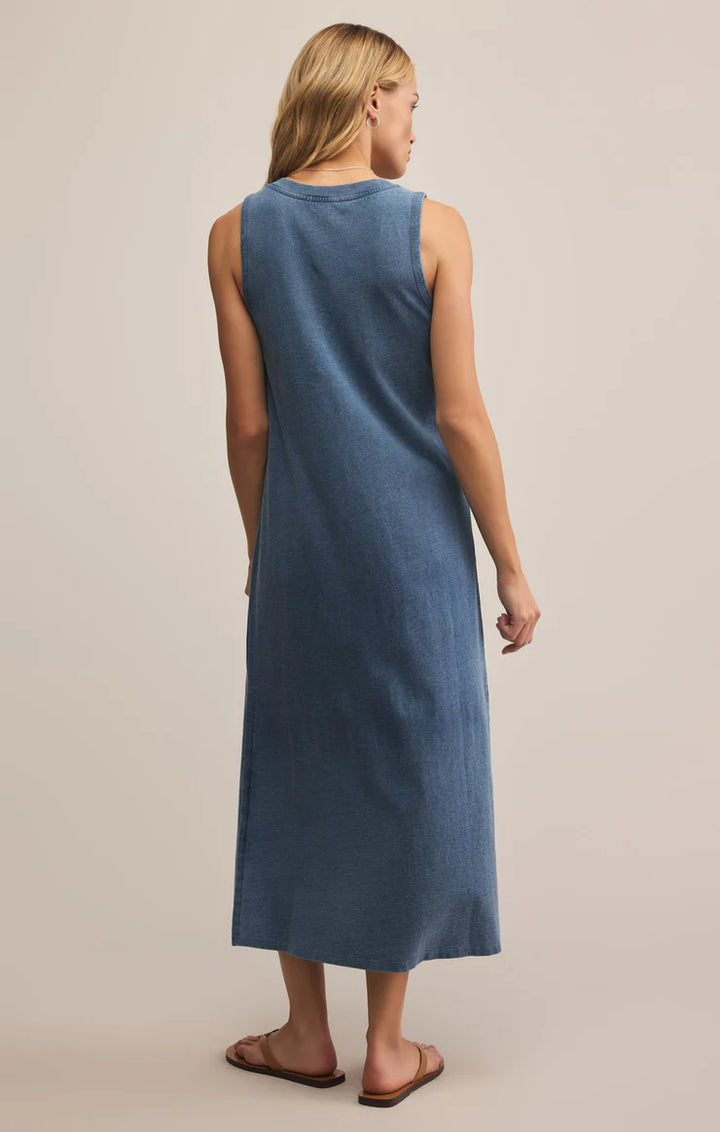 Coastline Jersey Denim Dress