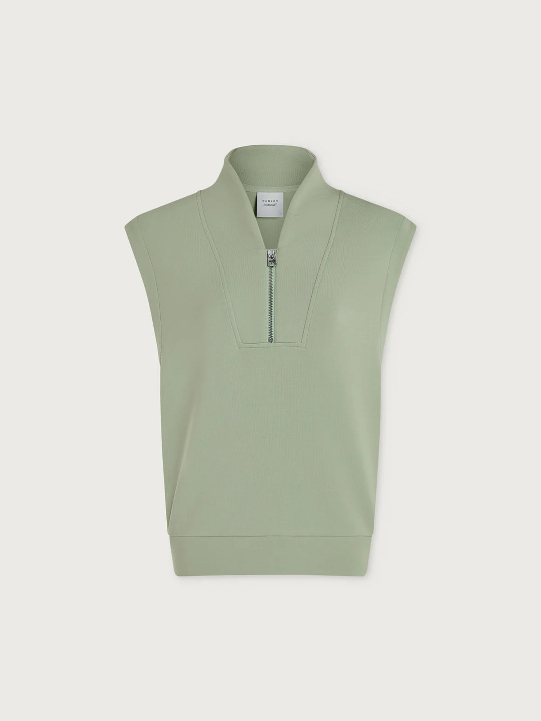 Loretta Half-Zip Sleeveless Sweat