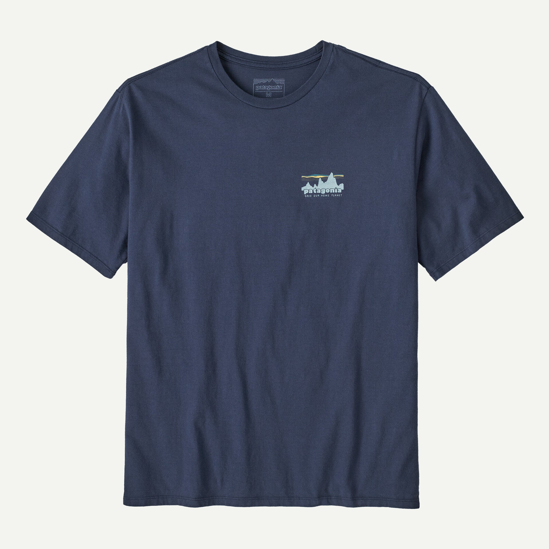 Patagonia Clothing Navy Patagonia T Shirt '73 Skyline Organic T-Shirt
